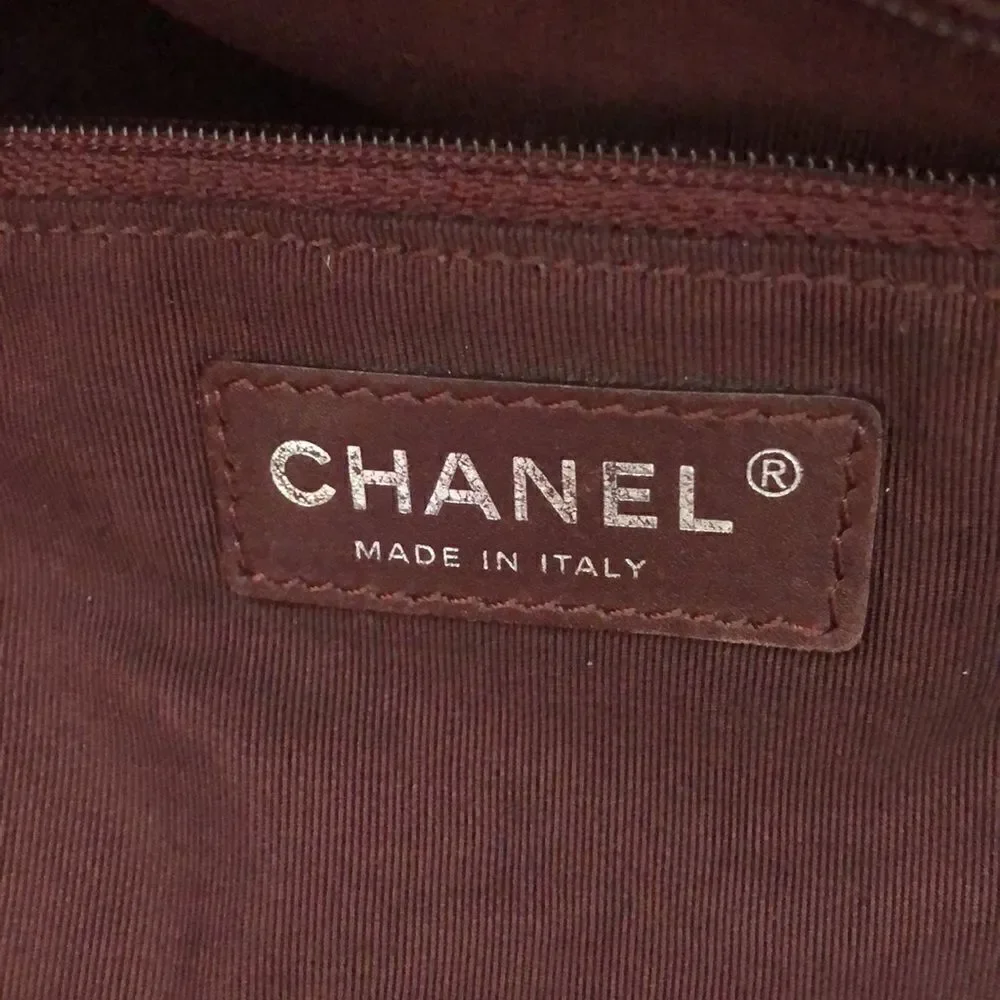 Stunning Authentic Chanel Burgundy Tote Bag